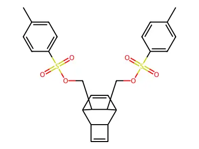 (Tricyclo[4.2.2.0~2,5~]deca-3,9-diene-7,8-diyl)bis(methylene) bis(4-methylbenzene-1-sulfonate) structure