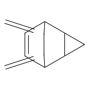 Tricyclo(3.2.2.02,4)non-6-ene, 8,9-bis(methylene)-, (1alpha,2alpha,4alpha,5alpha)- structure