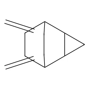 Tricyclo(3.2.2.02,4)nonane, 6,7-bis(methylene)-, (1alpha,2beta,4beta,5alpha)- structure
