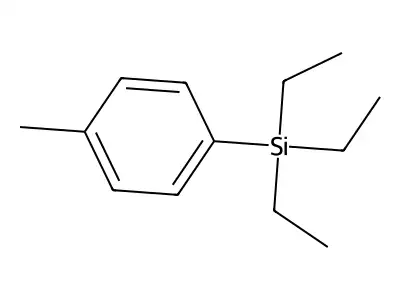 (P-Tolyl)triethylsilane structure