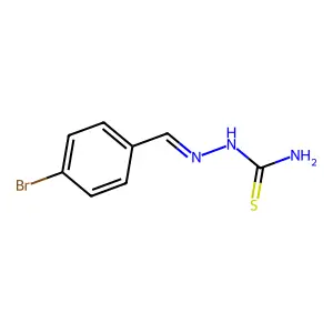 Hydrazinecarbothioamide, 2-[(4-bromophenyl)methylene]- structure