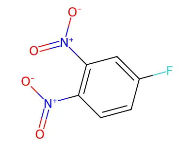 3,4-Dinitrofluorobenzene structure