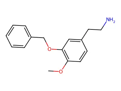 2-(3-(Benzyloxy)-4-methoxyphenyl)ethanamine structure