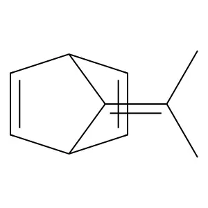 Bicyclo(2.2.1)hepta-2,5-diene, 7-(1-methylethylidene)- structure