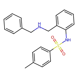 N-{2-[(benzylamino)methyl]phenyl}-4-methylbenzenesulfonamide structure