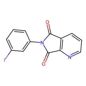 6-(3-Iodophenyl)pyrrolo[3,4-b]pyridine-5,7-dione structure