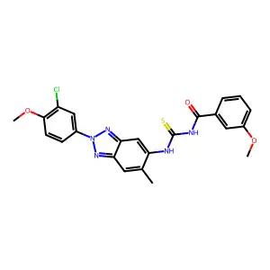 C23H20ClN5O3S structure