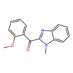 (2-Methoxyphenyl)-(1-methylbenzimidazol-2-yl)methanone structure