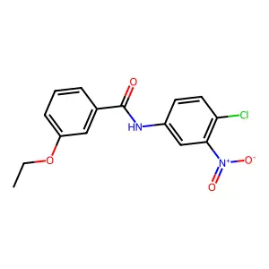 N-(4-chloro-3-nitrophenyl)-3-ethoxybenzamide structure