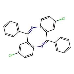 2,8-Dichloro-6,12-diphenyldibenzo[b,f][1,5]diazocine structure