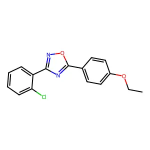 3-(2-Chlorophenyl)-5-(4-ethoxyphenyl)-1,2,4-oxadiazole structure