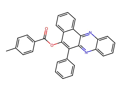 6-Phenylbenzo[a]phenazin-5-yl 4-methylbenzoate structure