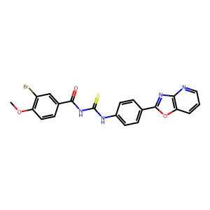 C21H15BrN4O3S structure