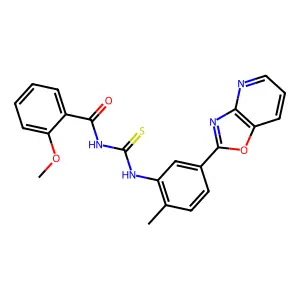 C22H18N4O3S structure