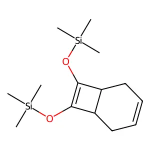 Trimethyl-[(7-trimethylsilyloxy-8-bicyclo[4.2.0]octa-3,7-dienyl)oxy]silane structure