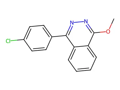 1-(4-Chlorophenyl)-4-methoxyphthalazine structure