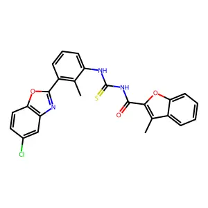 C25H18ClN3O3S structure