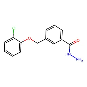 3-[(2-Chlorophenoxy)methyl]benzohydrazide structure