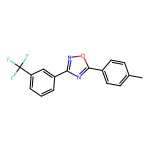 5-(4-Methylphenyl)-3-[3-(trifluoromethyl)phenyl]-1,2,4-oxadiazole structure