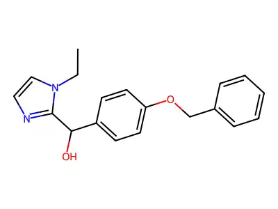 (1-Ethylimidazol-2-yl)-(4-phenylmethoxyphenyl)methanol structure