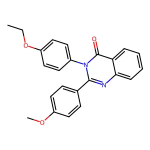 3-(4-Ethoxyphenyl)-2-(4-methoxyphenyl)quinazolin-4-one structure