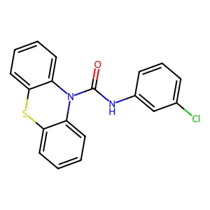 N-(3-chlorophenyl)-10H-phenothiazine-10-carboxamide structure