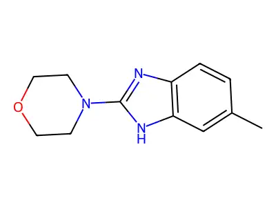 5-methyl-2-morpholin-4-yl-1H-benzimidazole structure