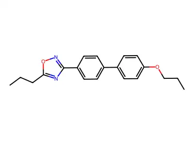3-(4'-Propoxybiphenyl-4-yl)-5-propyl-1,2,4-oxadiazole structure