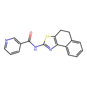 N-(4,5-dihydrobenzo[e][1,3]benzothiazol-2-yl)pyridine-3-carboxamide structure