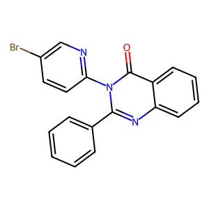3-(5-Bromopyridin-2-yl)-2-phenylquinazolin-4-one structure
