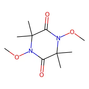 1,4-Dimethoxy-3,3,6,6-tetramethylpiperazine-2,5-dione structure