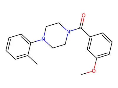 (3-Methoxyphenyl)-[4-(2-methylphenyl)piperazin-1-yl]methanone structure