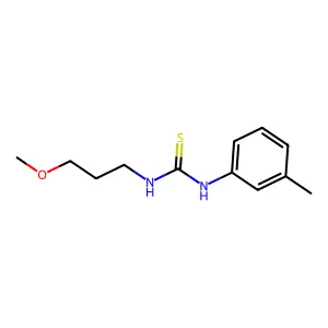 1-(3-Methoxypropyl)-3-(3-methylphenyl)thiourea structure