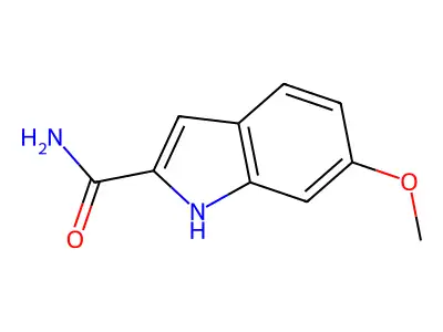 6-methoxy-1H-indole-2-carboxamide structure