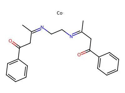 Cobalt,3'-(1,2-ethanediyldinitrilo)bis[1-phenyl-1-butanonato]](2-)-N,N',O,O']- structure
