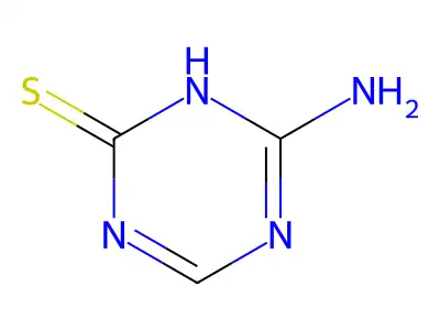 4-Amino-1,3,5-triazine-2-thiol structure