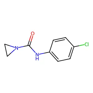 1-Aziridinecarboxamide, N-(4-chlorophenyl)- structure