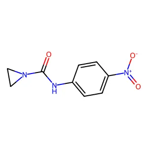 1-Aziridinecarboxamide, N-(p-nitrophenyl)- structure