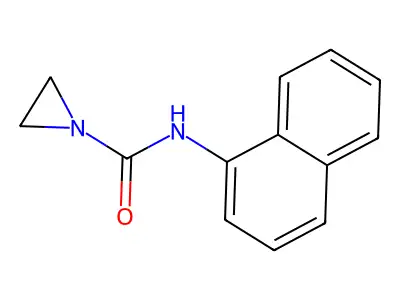 N-(1-Naphthyl)-1-azirinecarboxamide structure