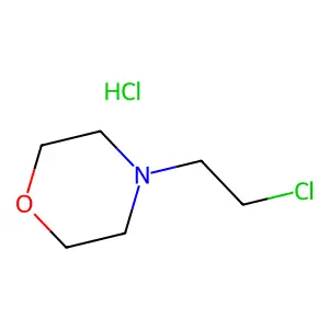 Morpholine, 4-(2-chloroethyl)-, hydrochloride (1:1) structure