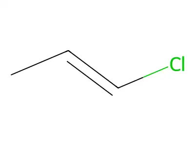 trans-1-Chloropropene structure