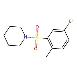 1-(5-Bromo-2-methylphenyl)sulfonylpiperidine structure
