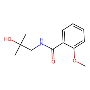 N-(2-hydroxy-2-methylpropyl)-2-methoxybenzamide structure