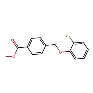 Methyl 4-[(2-bromophenoxy)methyl]benzoate structure