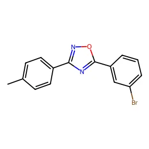 5-(3-Bromophenyl)-3-(4-methylphenyl)-1,2,4-oxadiazole structure