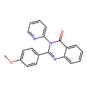 2-(4-Methoxyphenyl)-3-pyridin-2-ylquinazolin-4-one structure