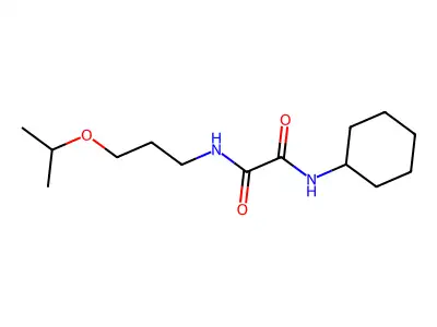 N1-cyclohexyl-N2-(3-isopropoxypropyl)oxalamide structure