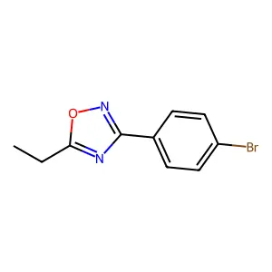 3-(4-Bromophenyl)-5-ethyl-1,2,4-oxadiazole structure