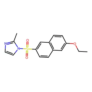 1-(6-Ethoxynaphthalen-2-yl)sulfonyl-2-methylimidazole structure