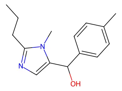 (4-Methylphenyl)-(3-methyl-2-propylimidazol-4-yl)methanol structure